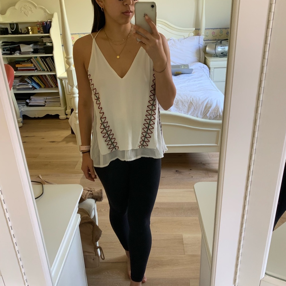 Zara spaghetti strap top